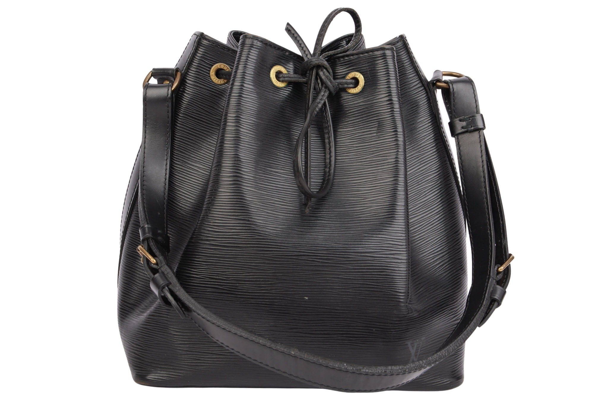 Louis Vuitton Sac Noé Epi Leder Schwarz Petit