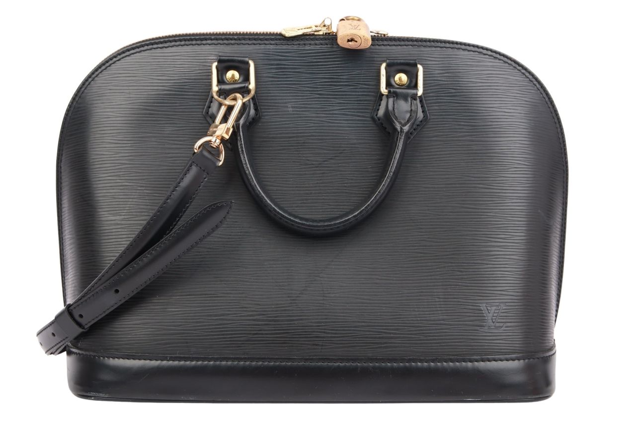 Louis Vuitton Alma Epi Leder Schwarz Leder Schwarz