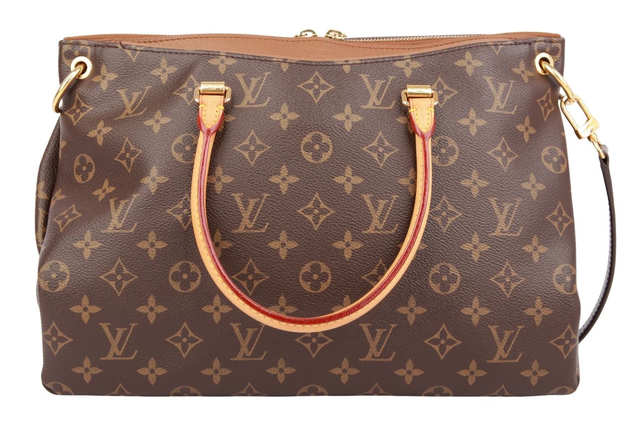 Louis Vuitton Pallas MM Monogram Canvas / Braun