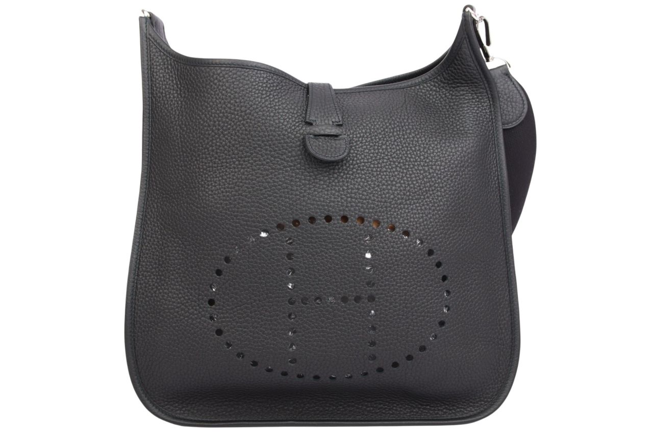 Hermès Evelyne GM Togo Schwarz