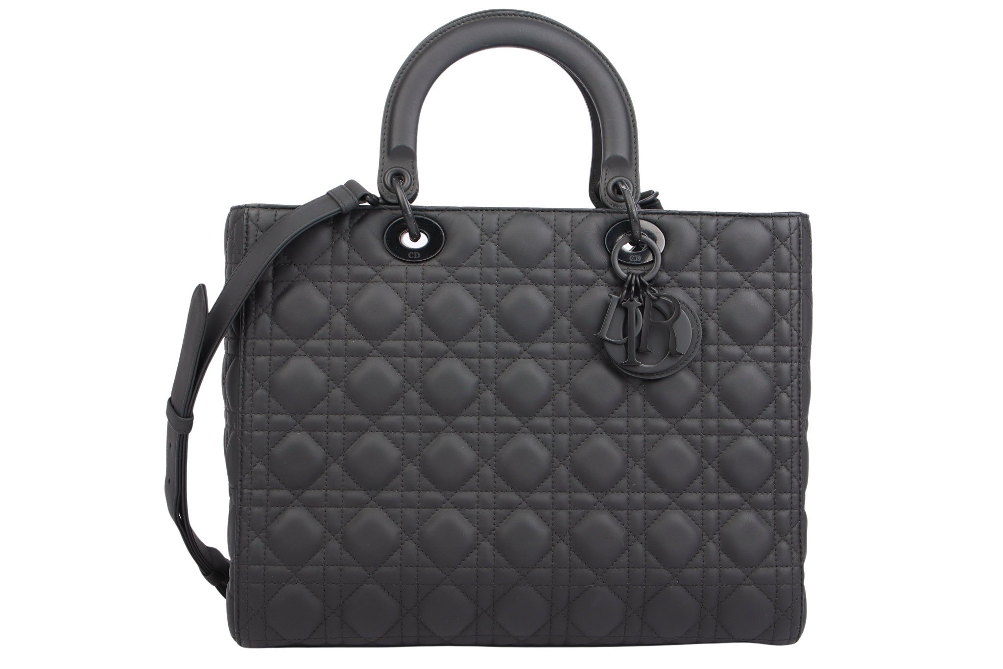Dior Lady Dior Large So Black