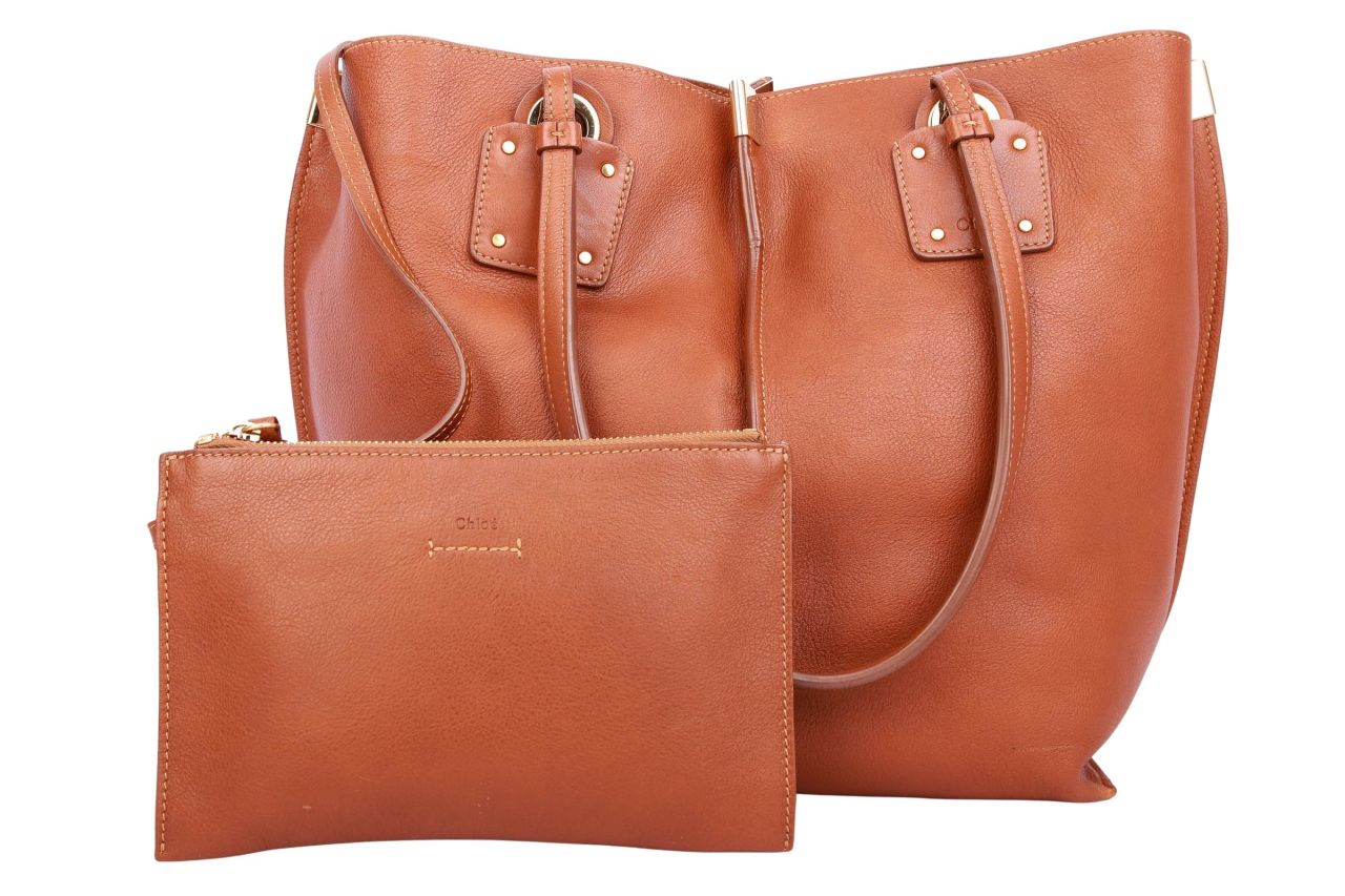 Chloé Shopper Braun Inkl. Pochette