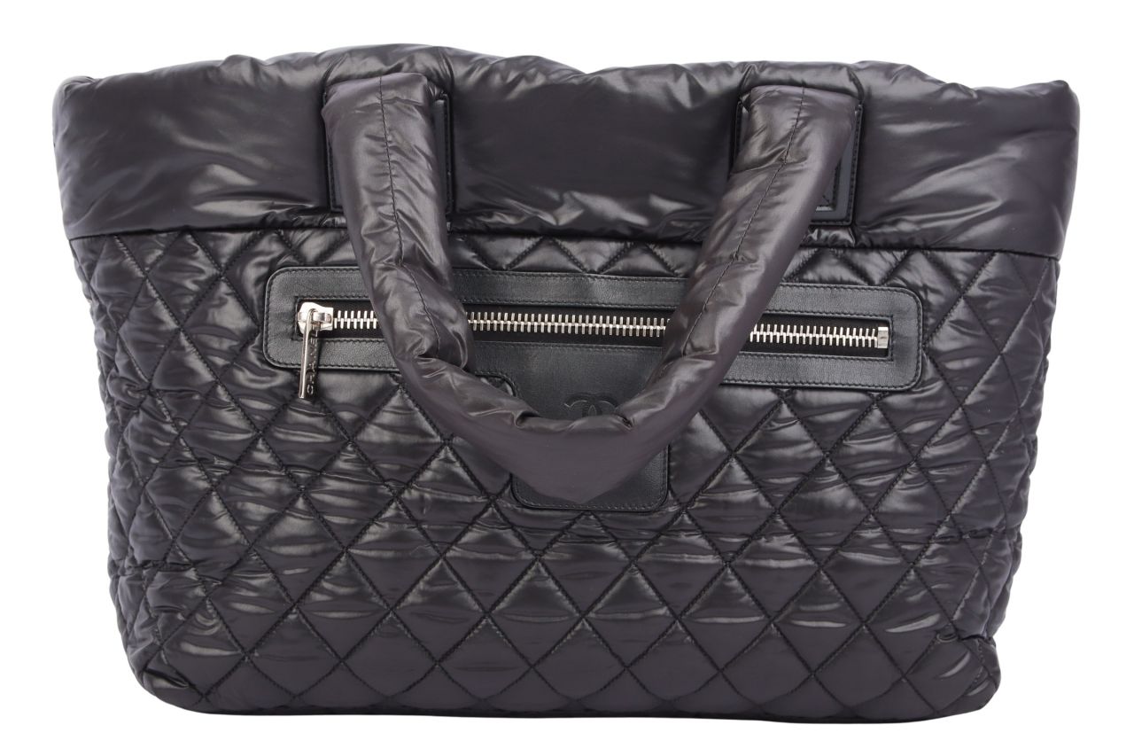 Chanel Cocoon GM Polyester Schwarz