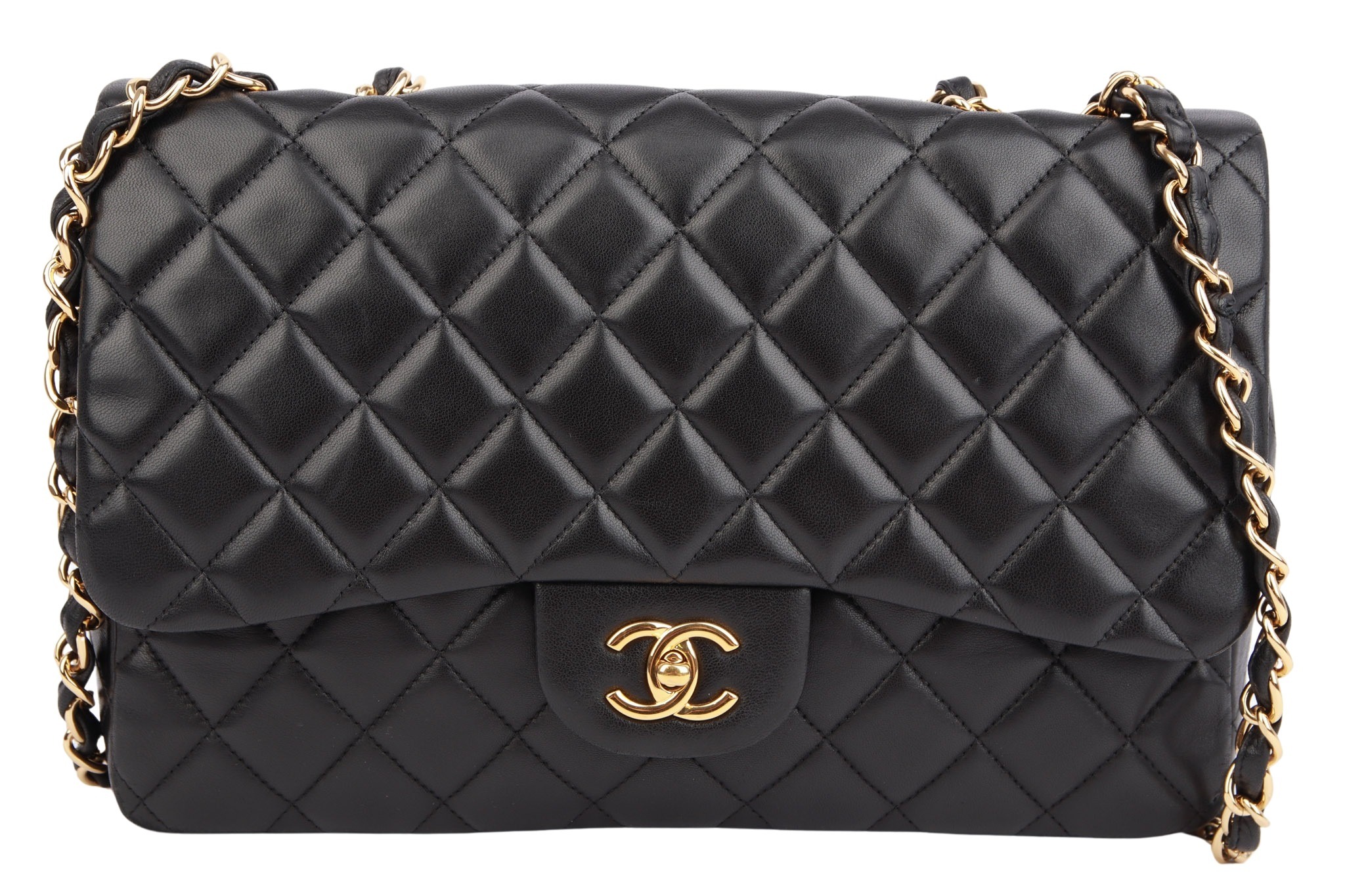 Chanel Timeless Jumbo Single Flap Bag Schwarz