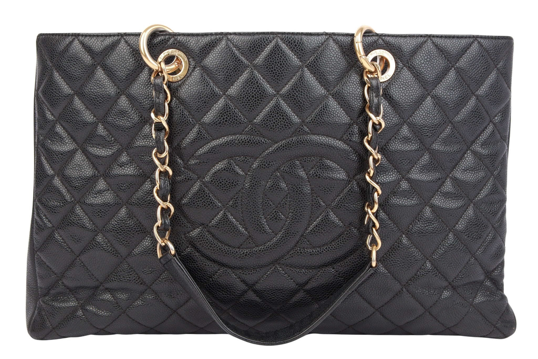 Chanel Grand Shopping Tote Schwarz