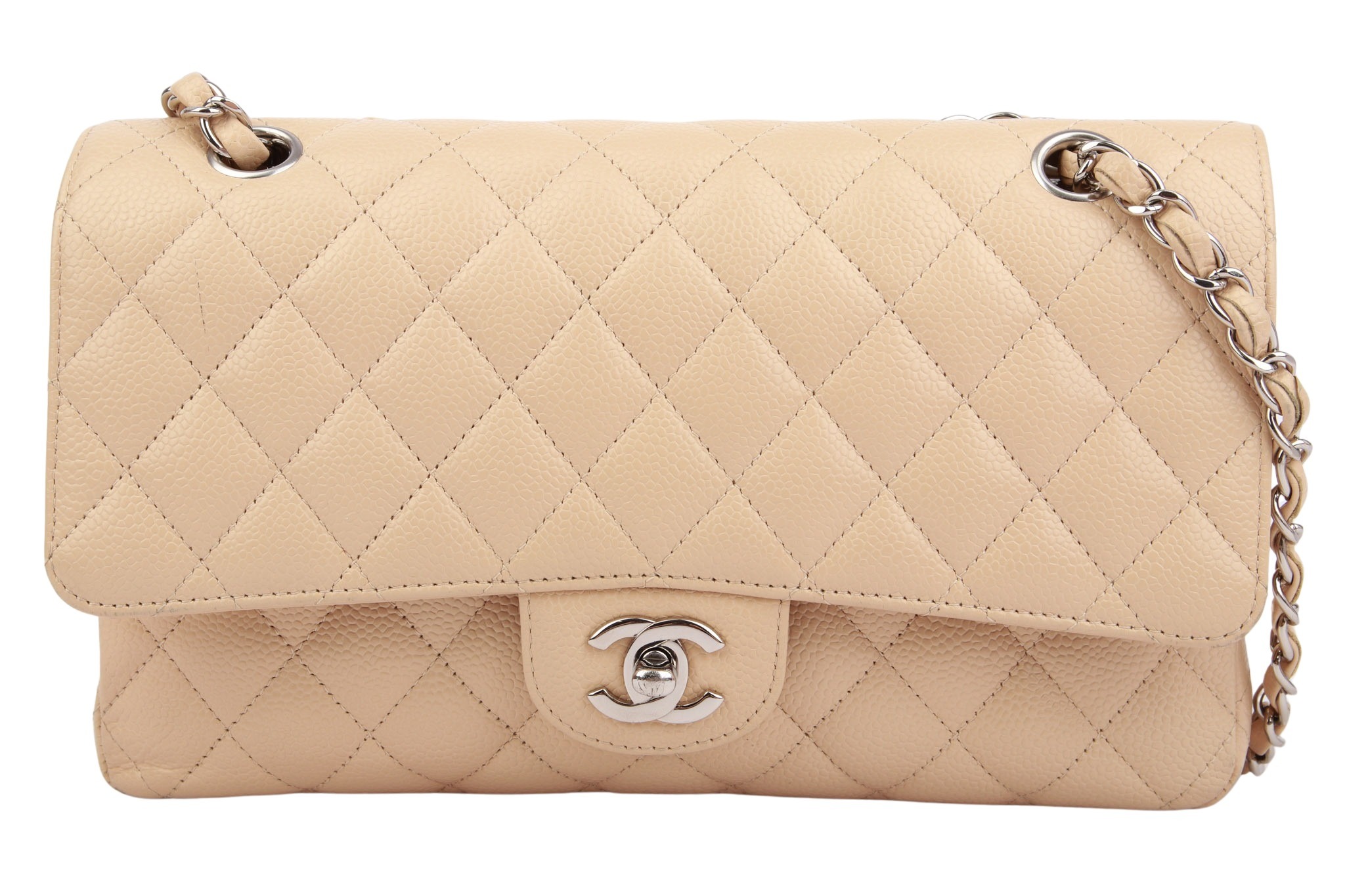 Chanel Classic Flap Bag Beige