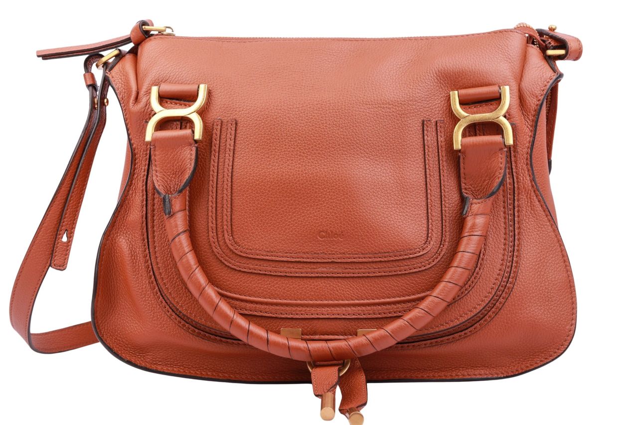 Chloé Marcie Medium Leder Braun Inkl. Schultergurt