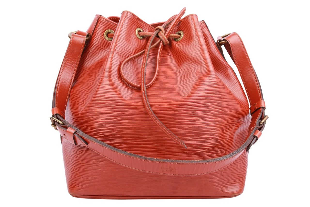Louis Vuitton Sac Noé Petit Epi Leder Braun
