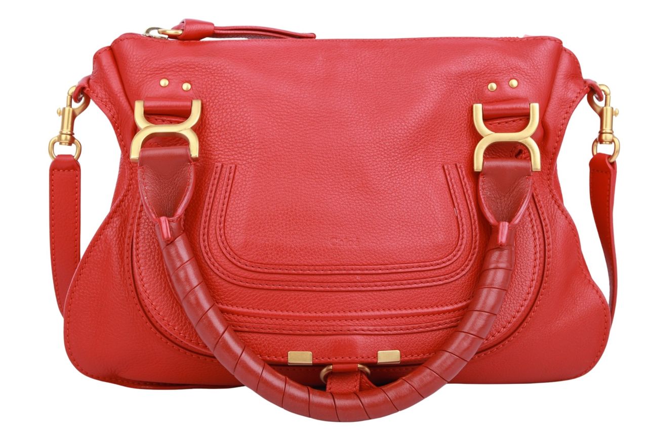 Chloé Marcie Medium Leder Pink