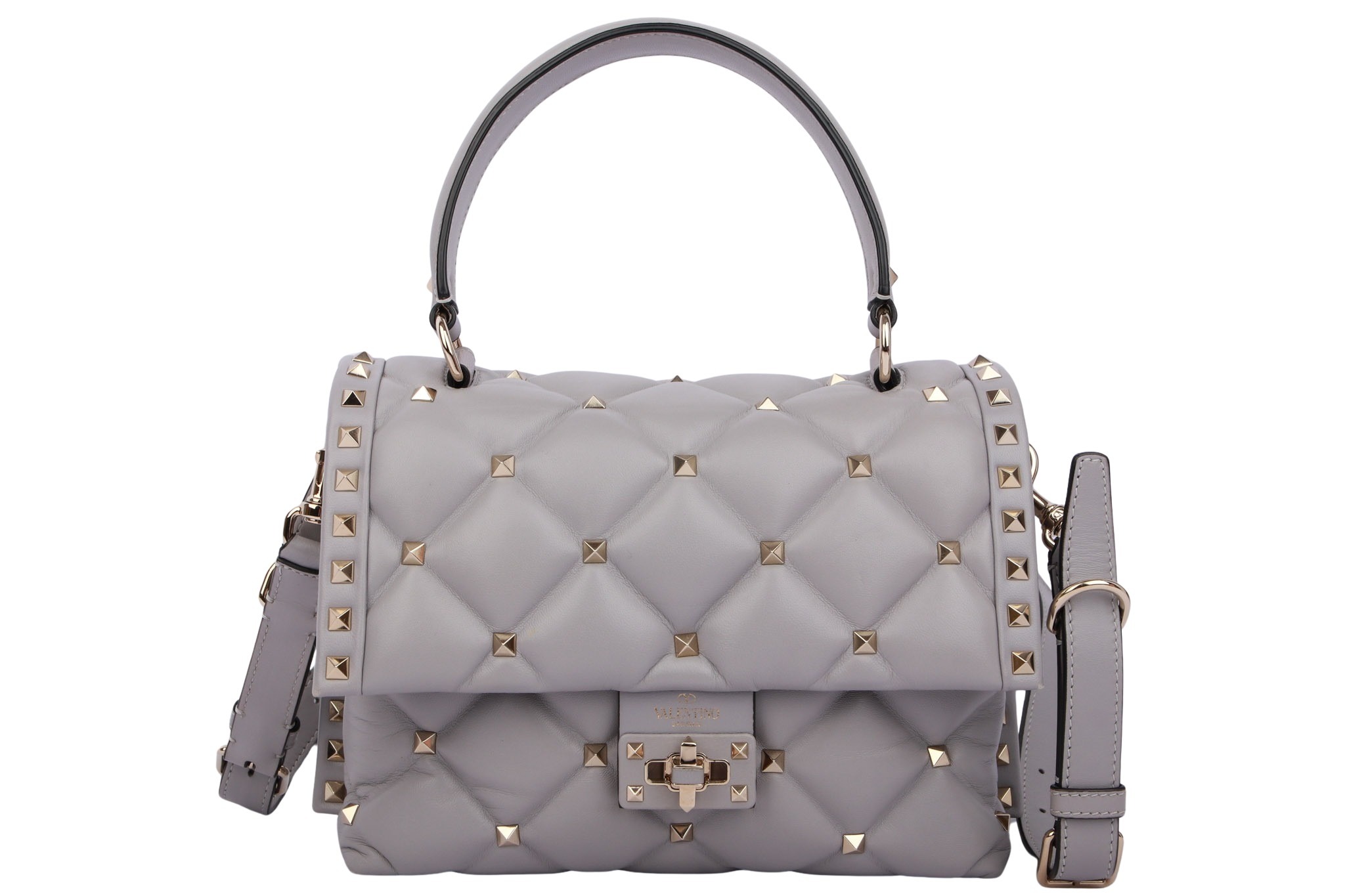 Valentino Garavani CandyStud Bag Grau