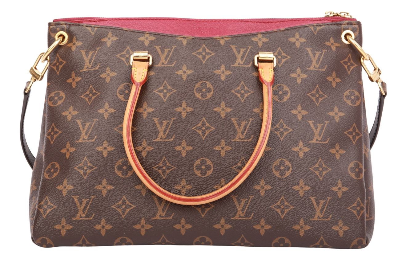 Louis Vuitton Pallas MM Monogram Canvas / Rot