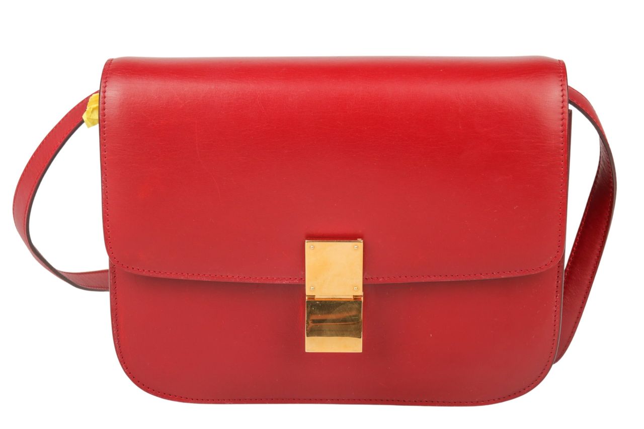 Céline Mittelgroße Classic Tasche Rot