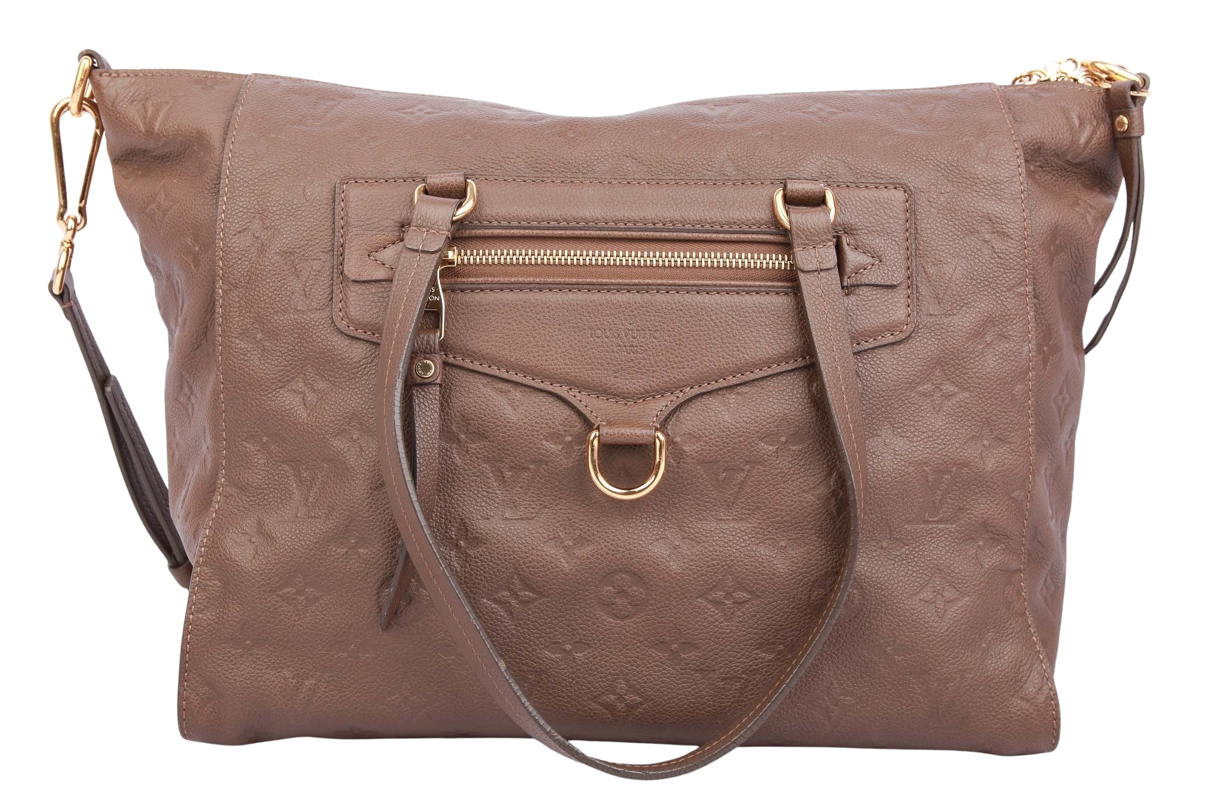Louis Vuitton Lumineuse GM Monogram Empreinte Braun Louis Vuitton Lumineuse GM Monogram Empreinte Braun
