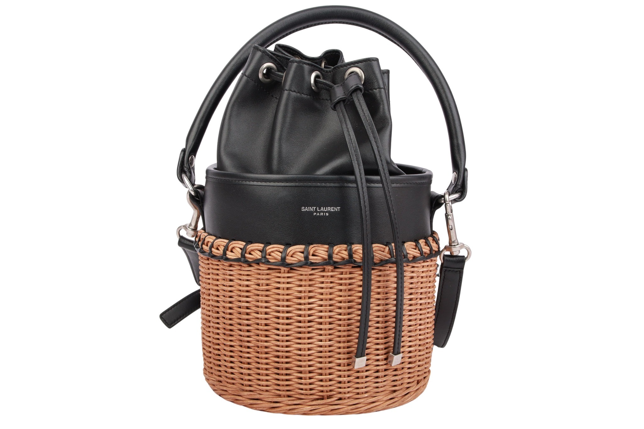 Saint Laurent Bahia Bucket Bag Schwarz