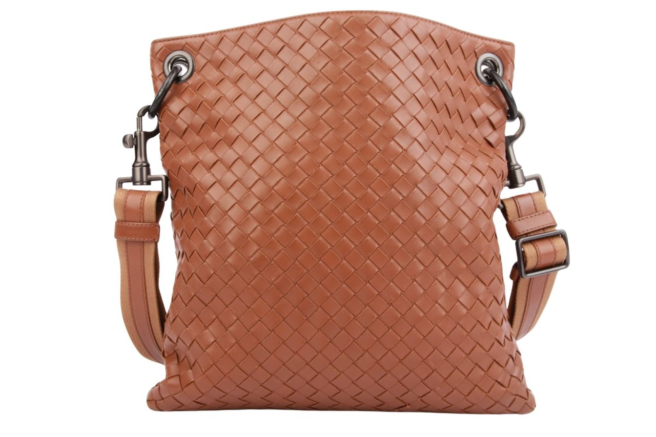 Bottega Veneta Intrecciato Leder Braun