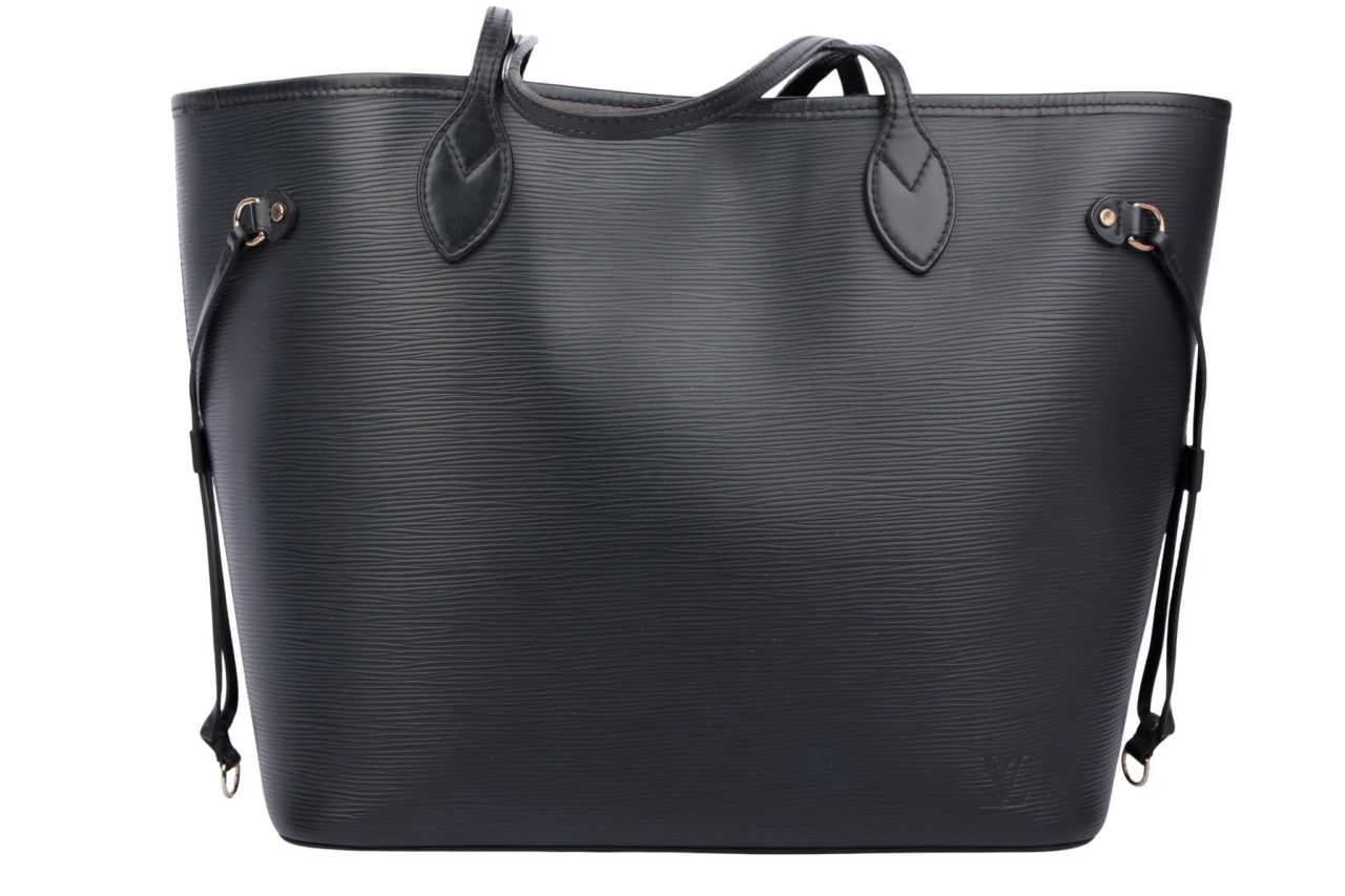 Louis Vuitton Neverfull MM Epi Leder Schwarz