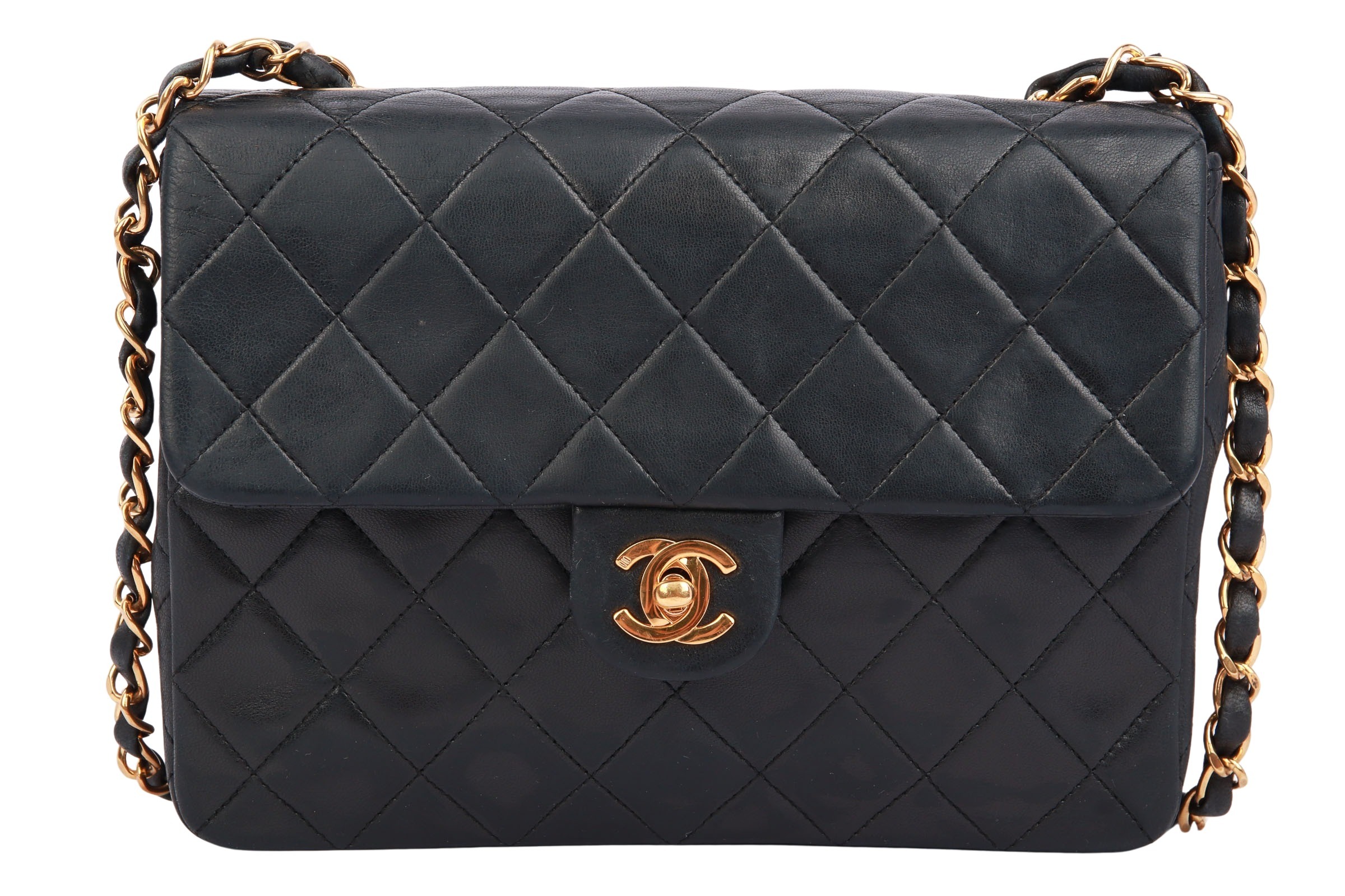 Chanel Timeless Mini Square Schwarz Chanel Timeless Mini Square Schwarz