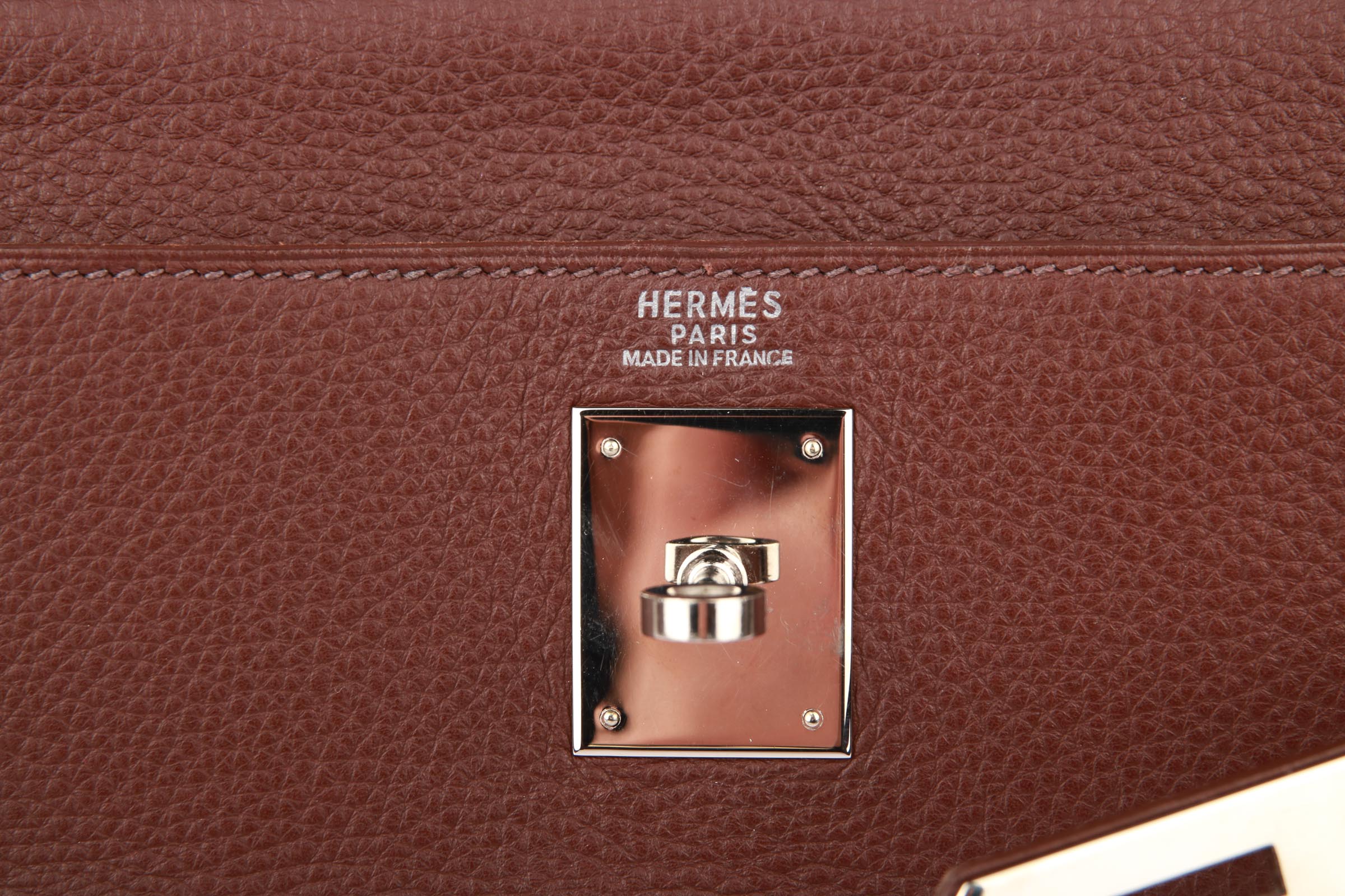 Hermès Kelly 32 Return Clemence Havana