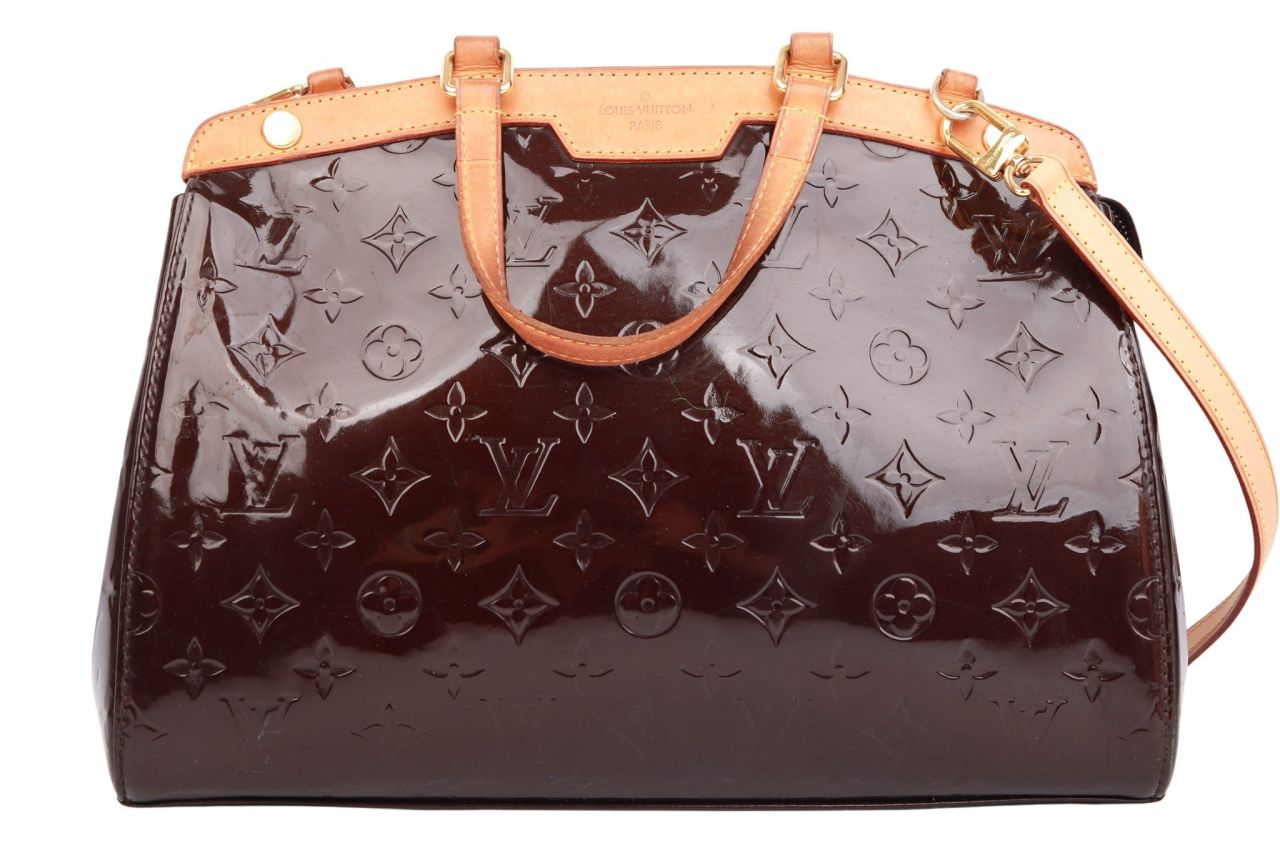 Louis Vuitton Brea MM Monogram Vernis Amarante