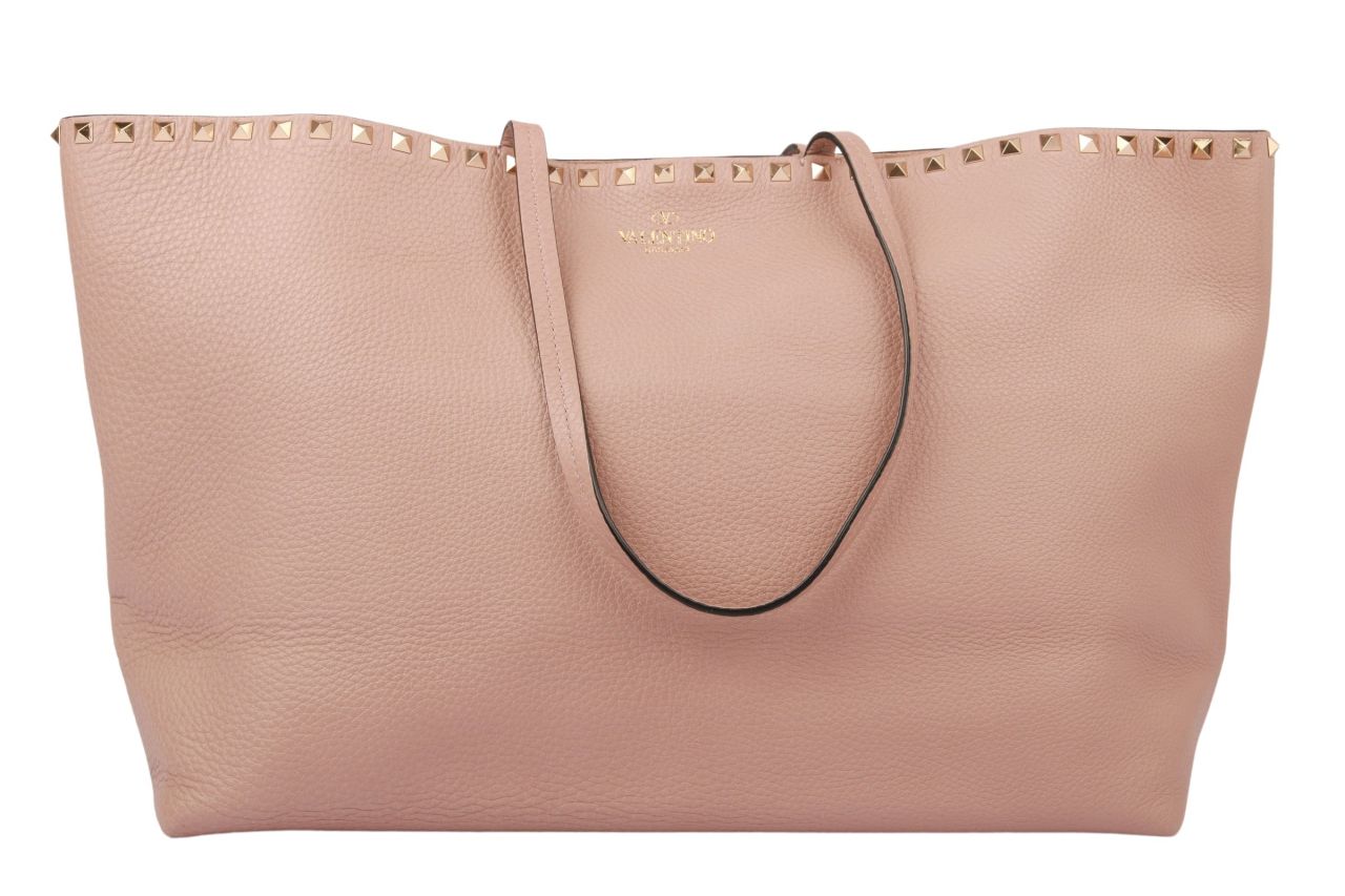 Valentino Garavani Rockstud Shopper Altrosa