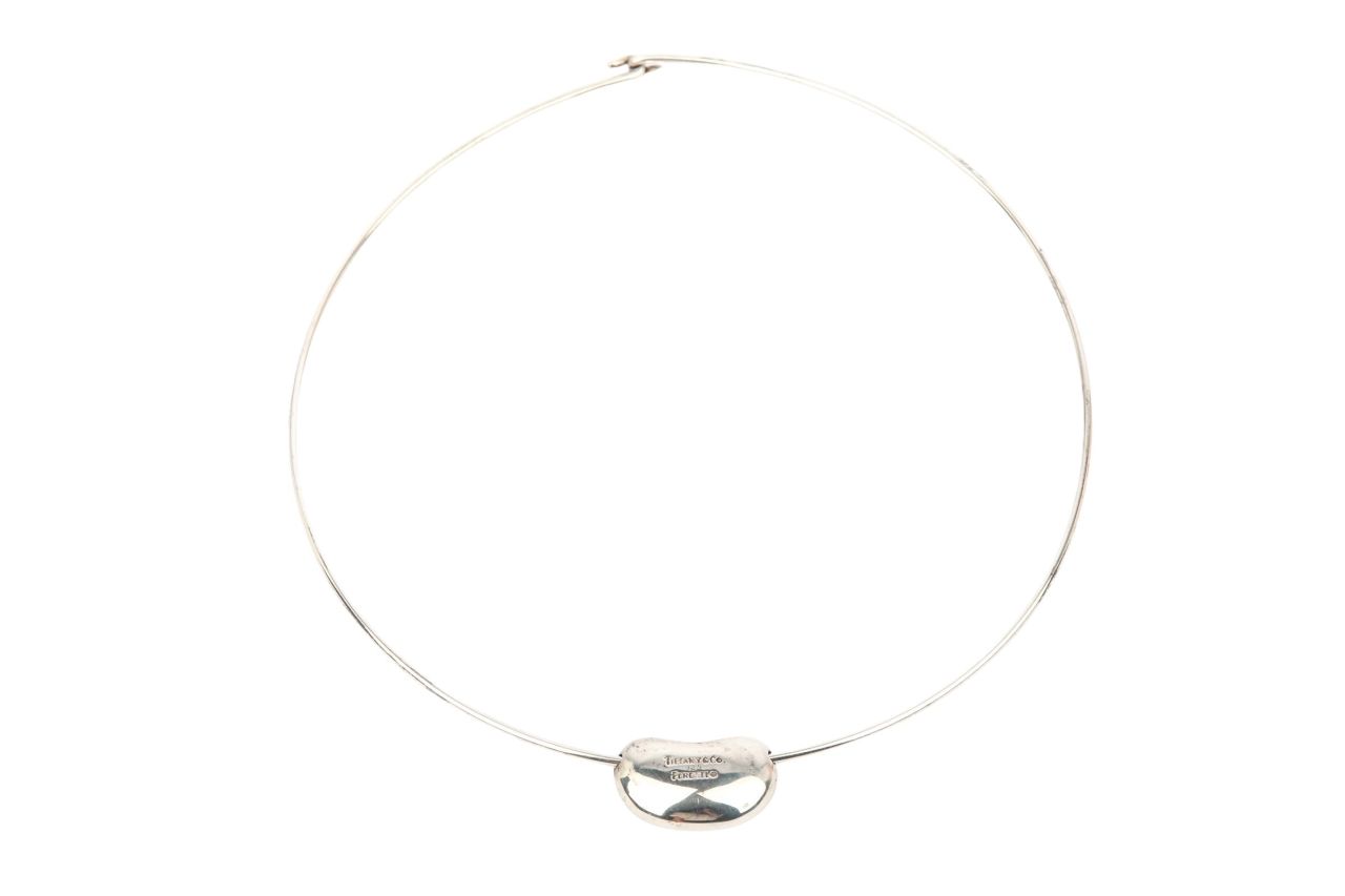Tiffany & Co. Elsa Peretti Bean Halsreif Silber