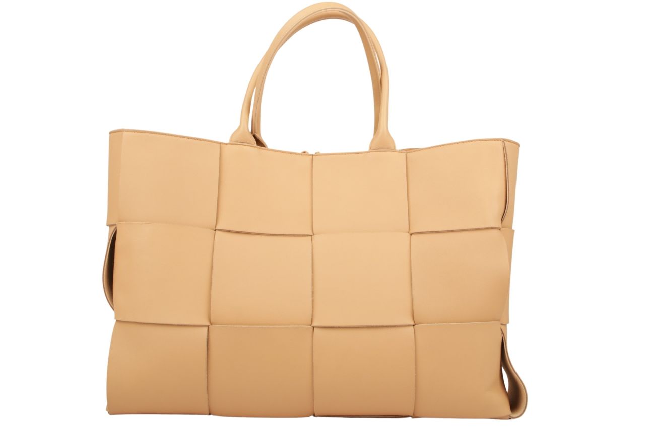 Bottega Veneta Arco Tote Bag Groß Beige