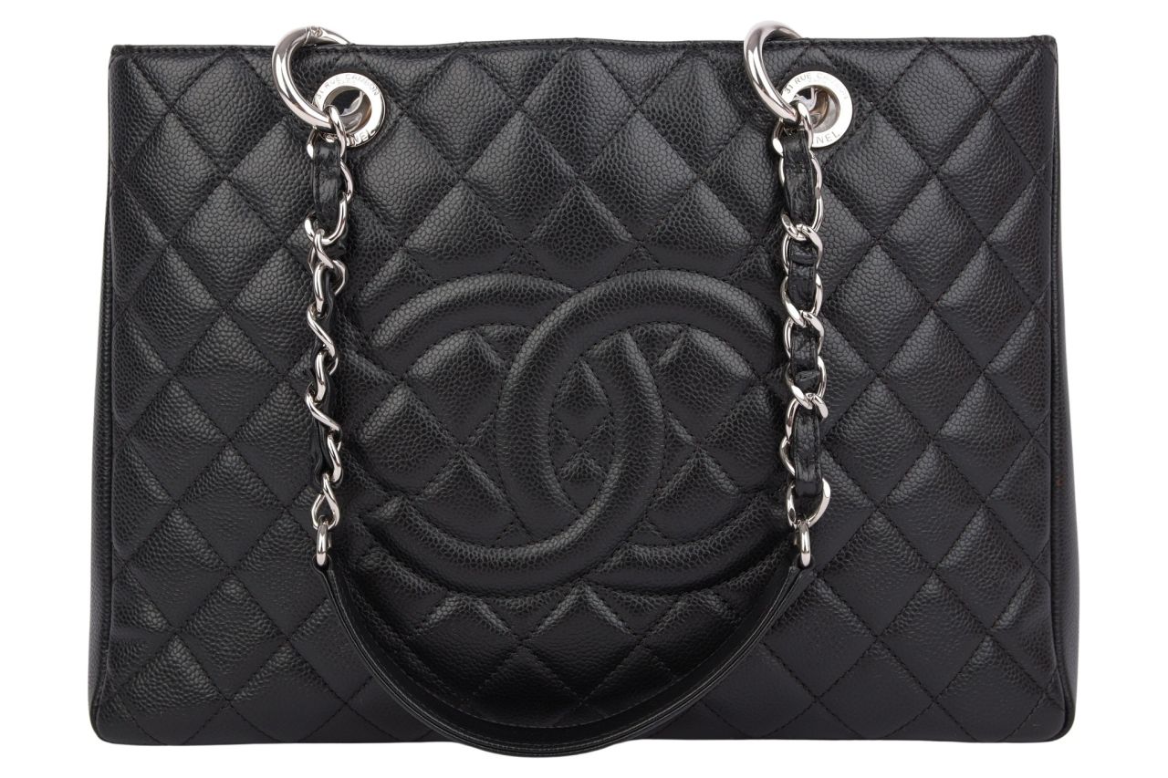 Chanel GST Grand Shopping Tote Schwarz