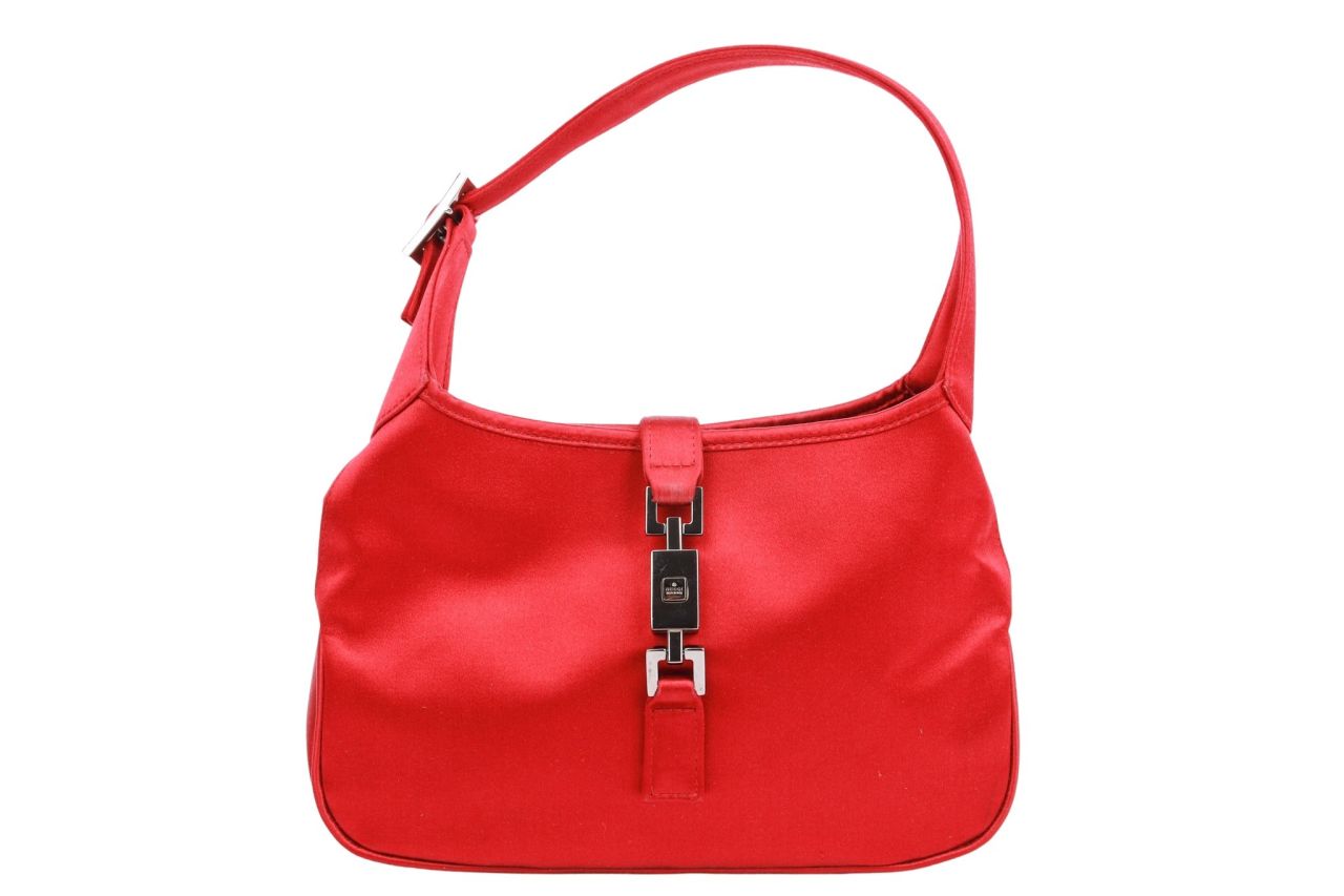 Gucci Jackie Satin Bordeaux