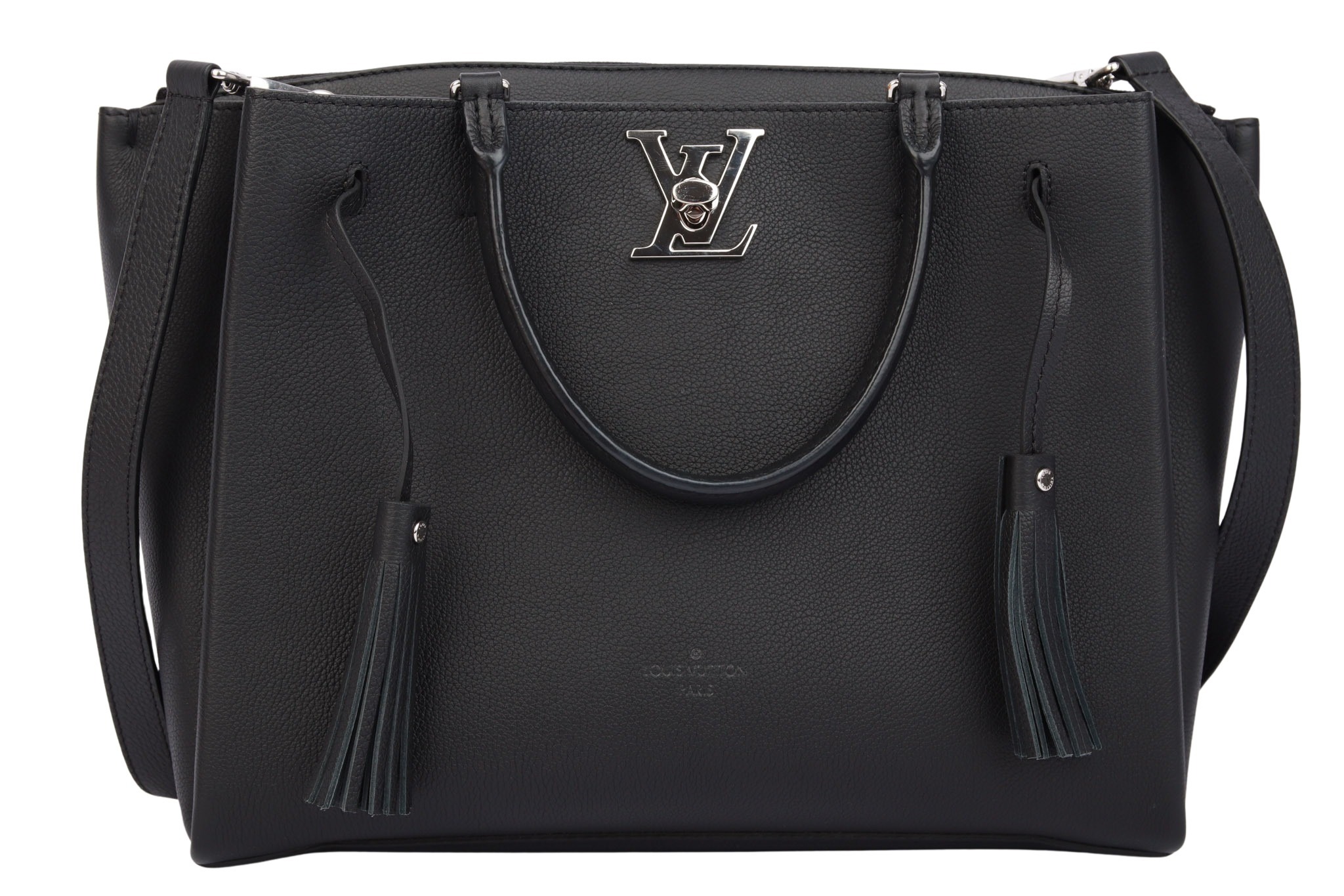 Louis Vuitton Lockme Day Bag Leder Schwarz