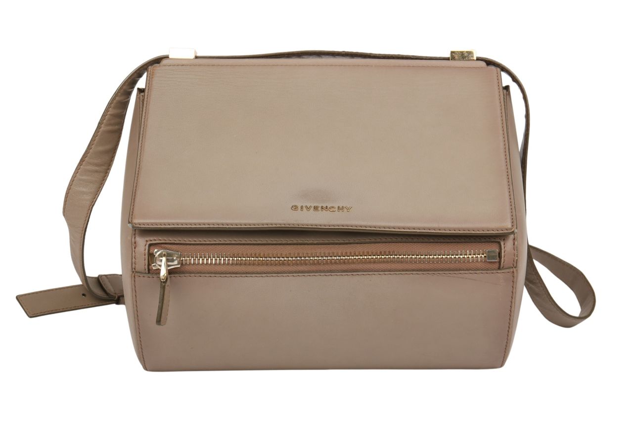 Givenchy Pandora Handtasche Leder Grau