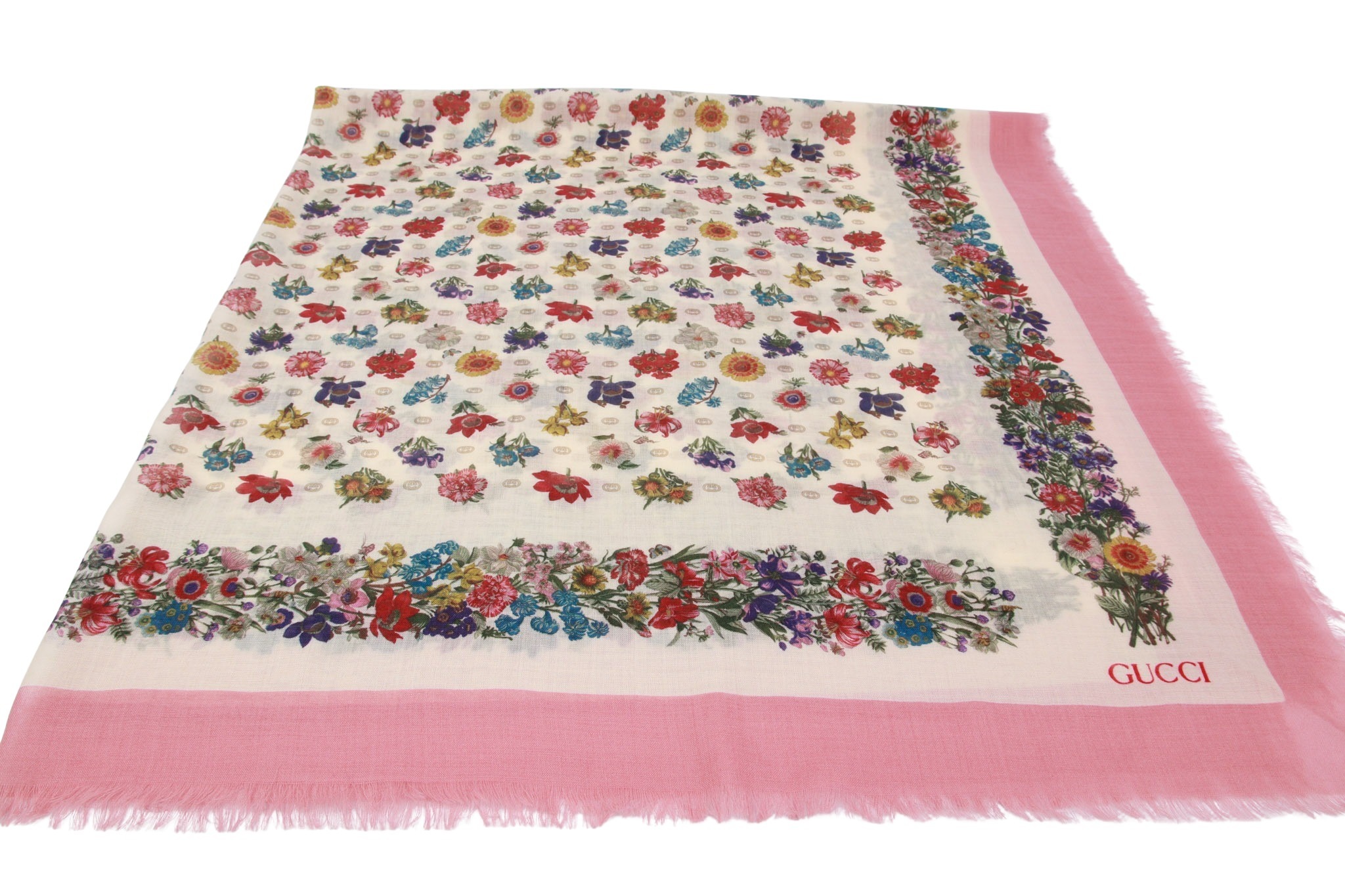 Gucci Tuch Blumenmuster 140 x 140