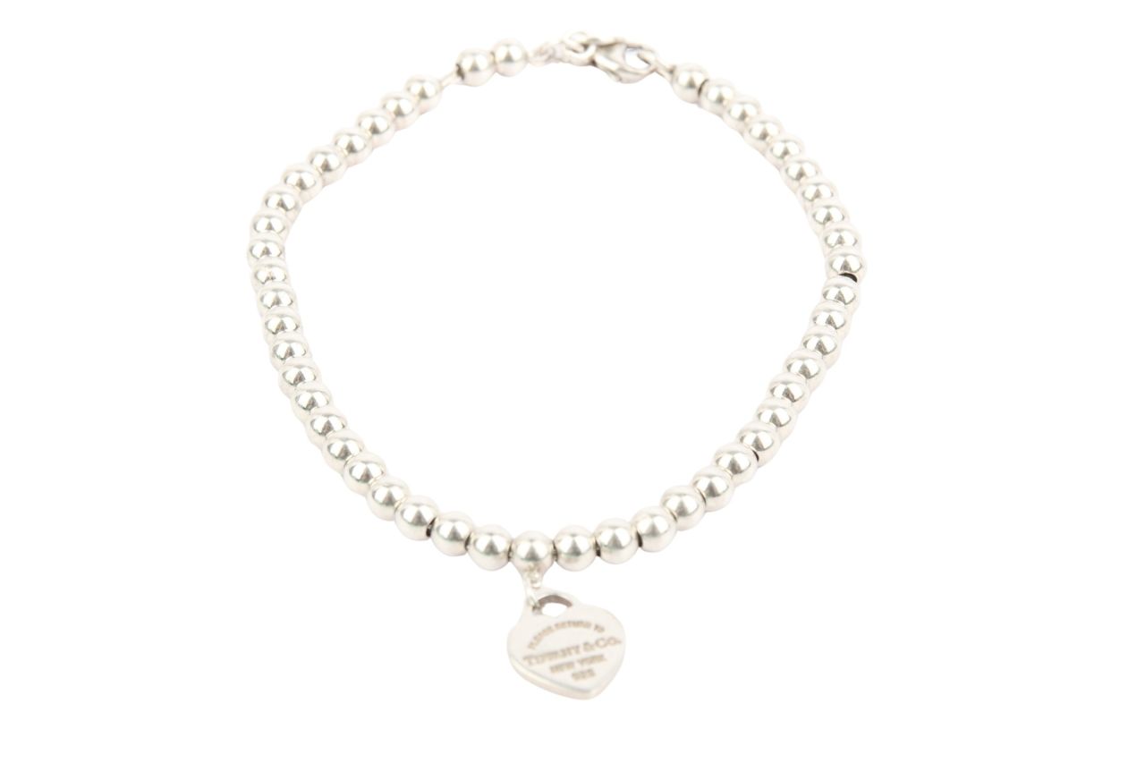 Tiffany & Co. Return To Tiffany Kugelarmband Herzanhänger Silber