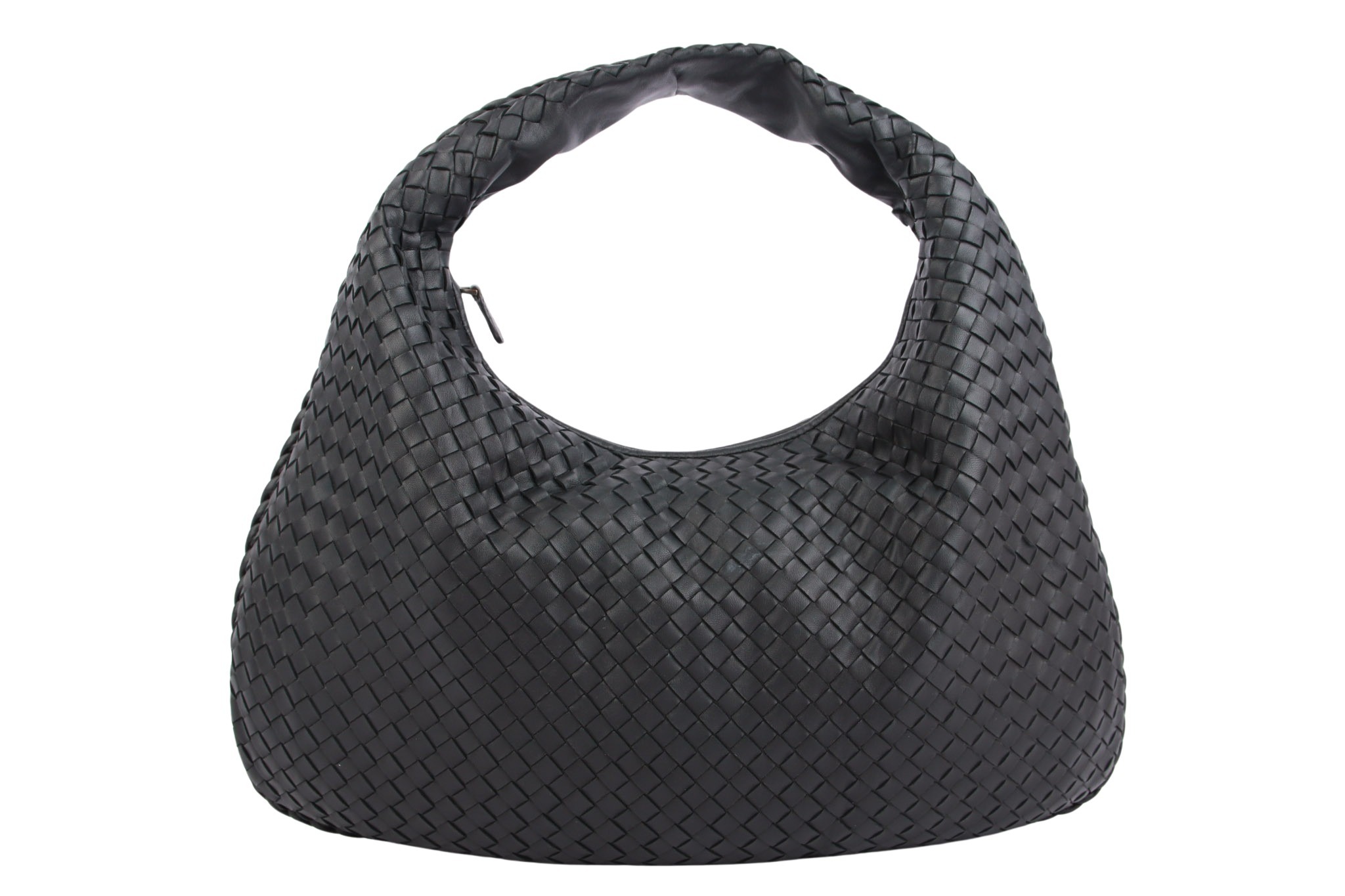 Bottega Veneta Intrecciato Schultertasche Leder Schwarz