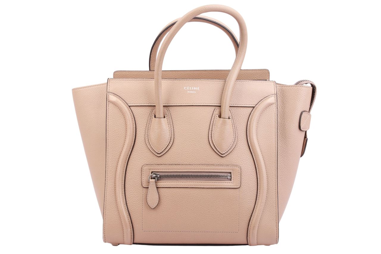 Celine Luggage Leder Beige