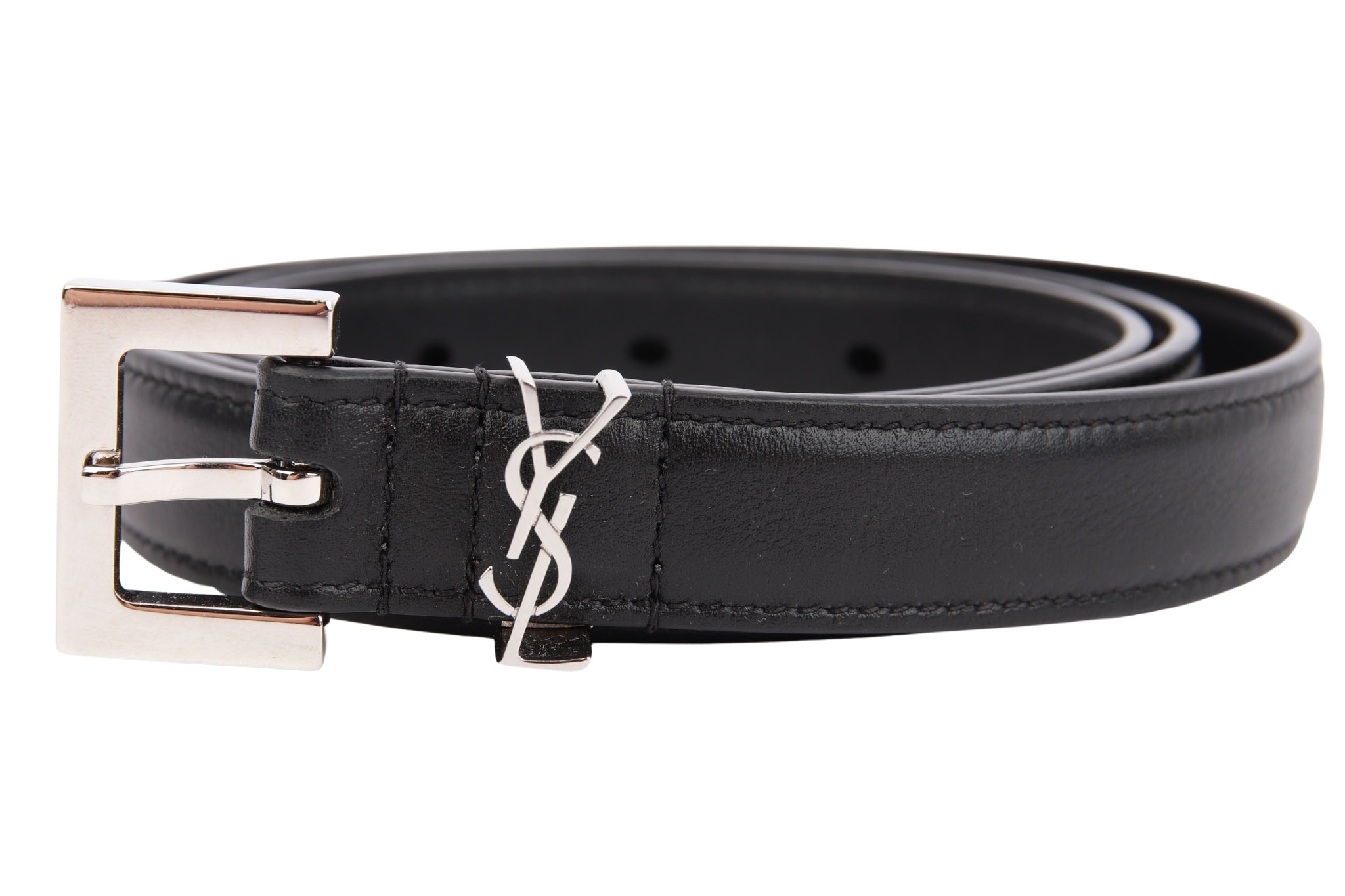 Saint Laurent Gürtel Schwarz