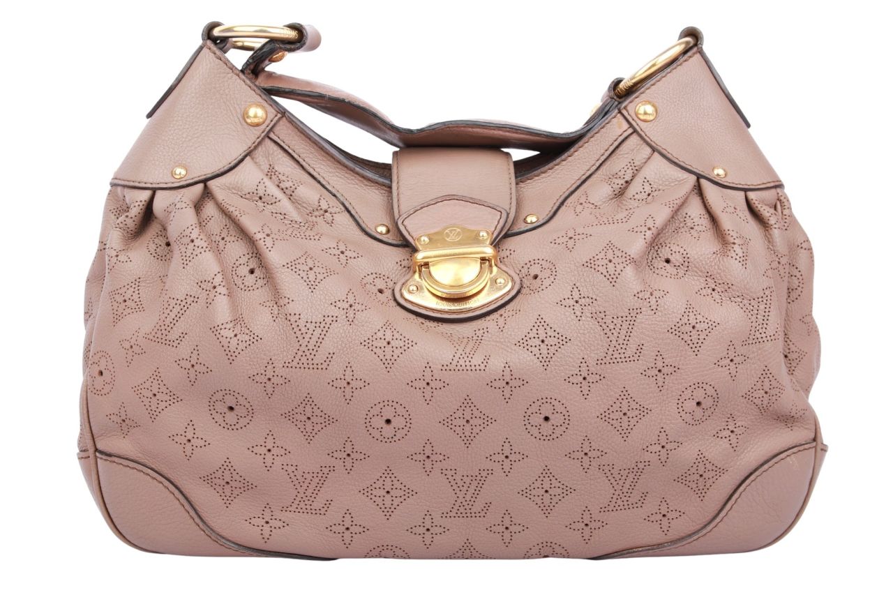 Louis Vuitton Solar PM Monogram Mahina Leder Taupe