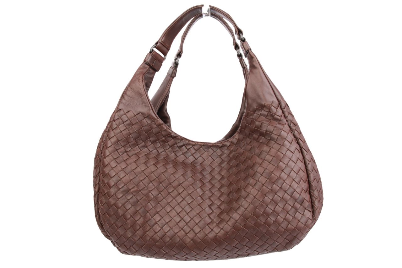Bottega Veneta Intrecciato Handtasche Braun Leder