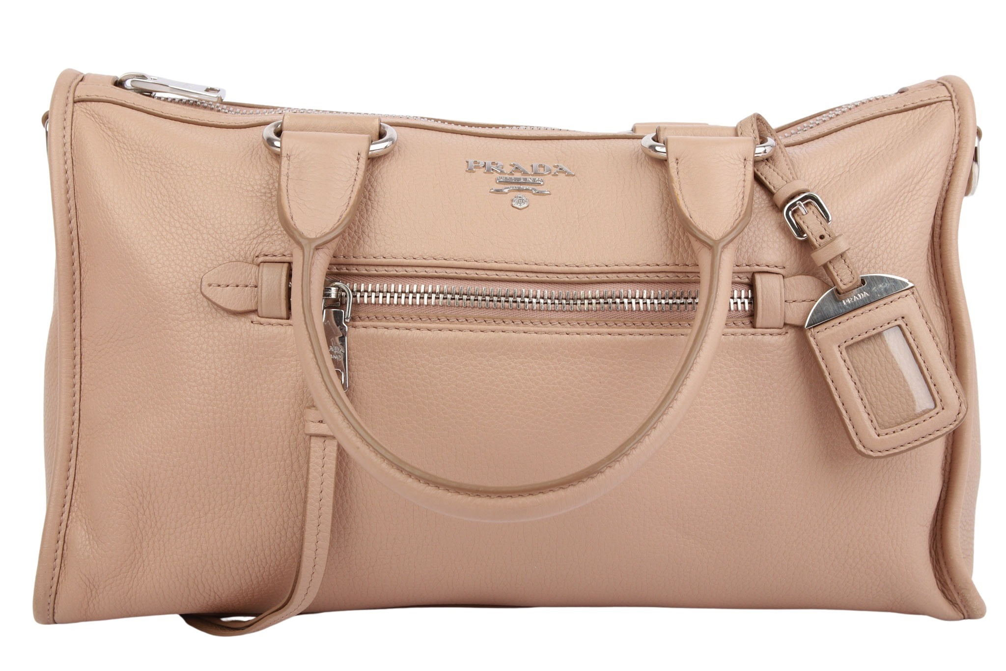 Prada Handtasche Leder Nude
