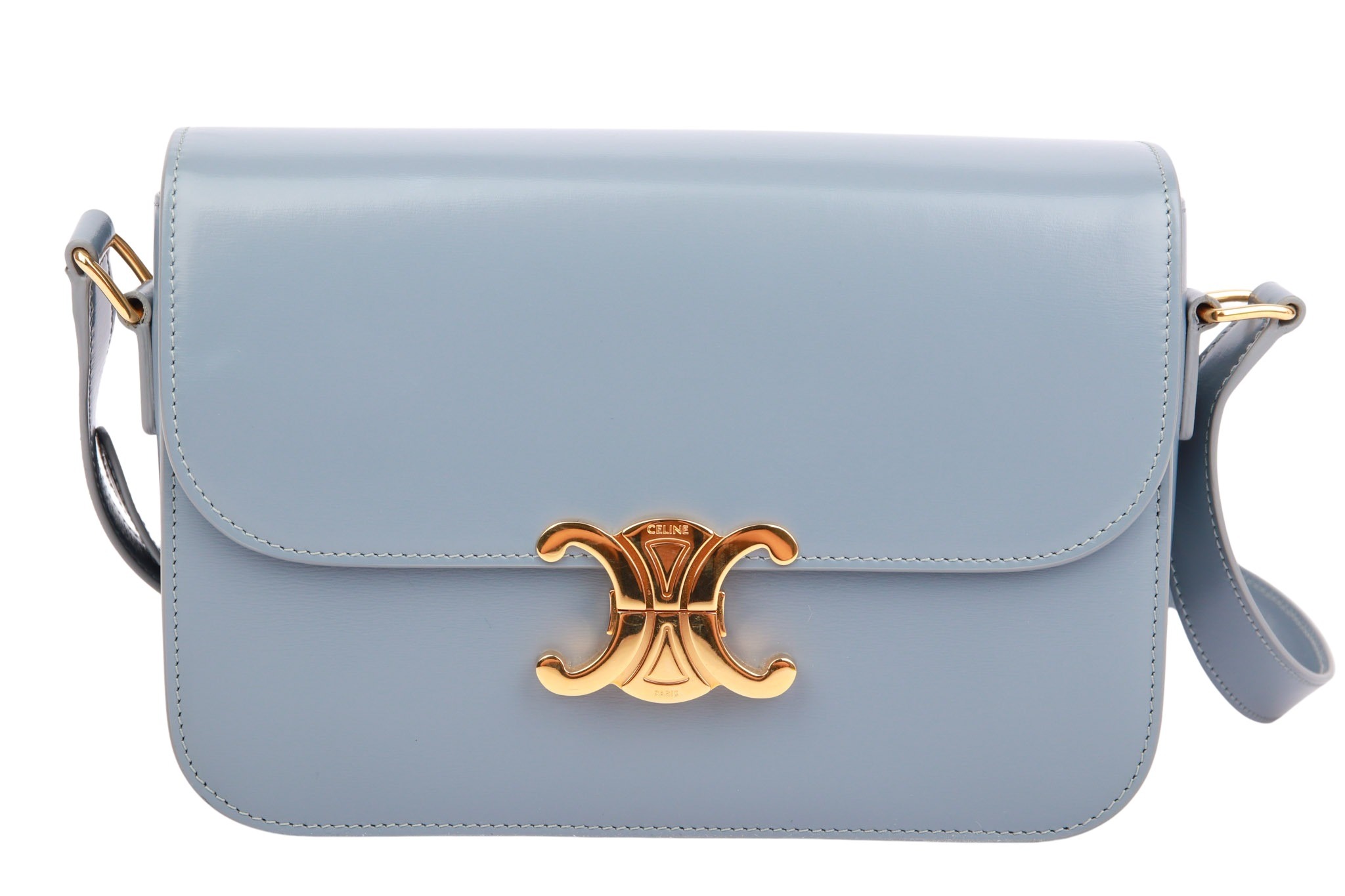 Céline Classic Triomphe Bag Blau
