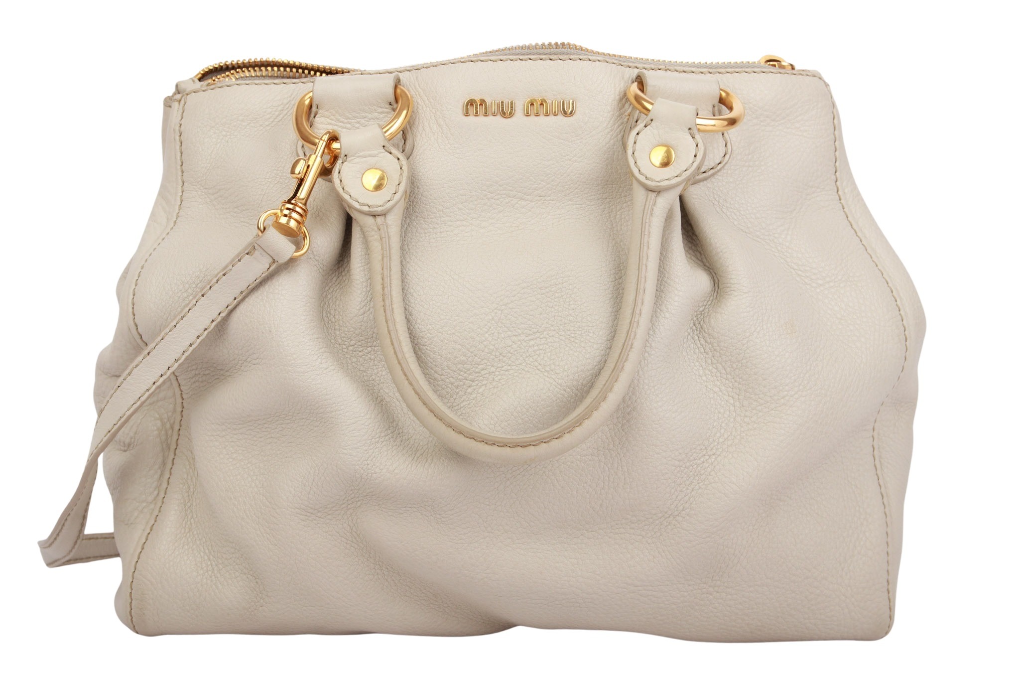 Miu Miu Shopper Grau