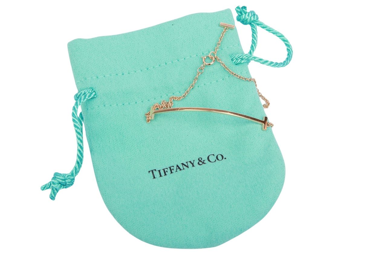 Tiffany & Co. Return To Tiffany T-Smile Armband Gold