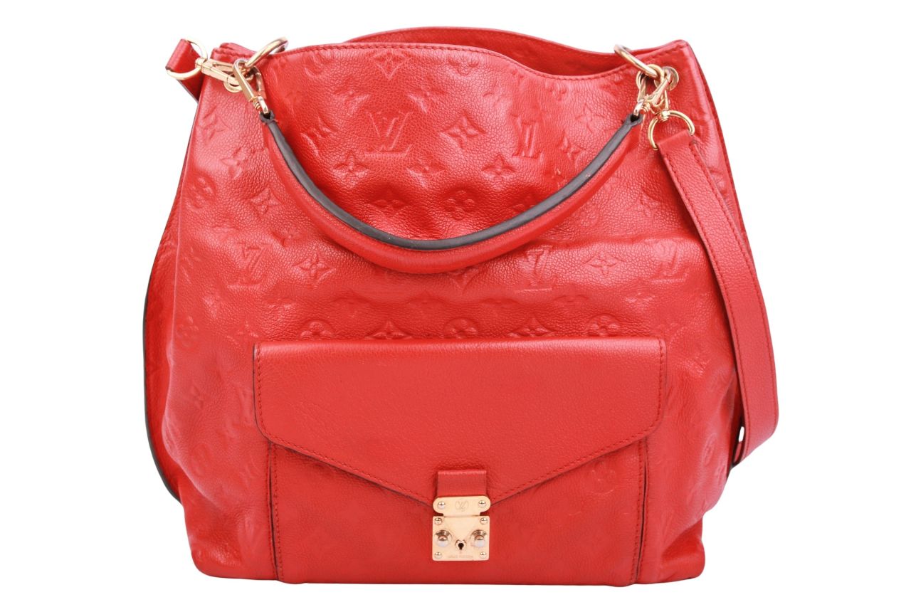 Louis Vuitton Metis Hobo Monogram Empreinte Rot