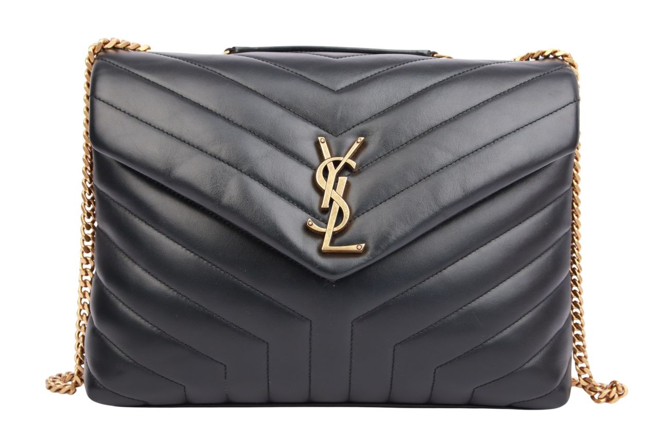 Saint Laurent Loulou Medium Schwarz