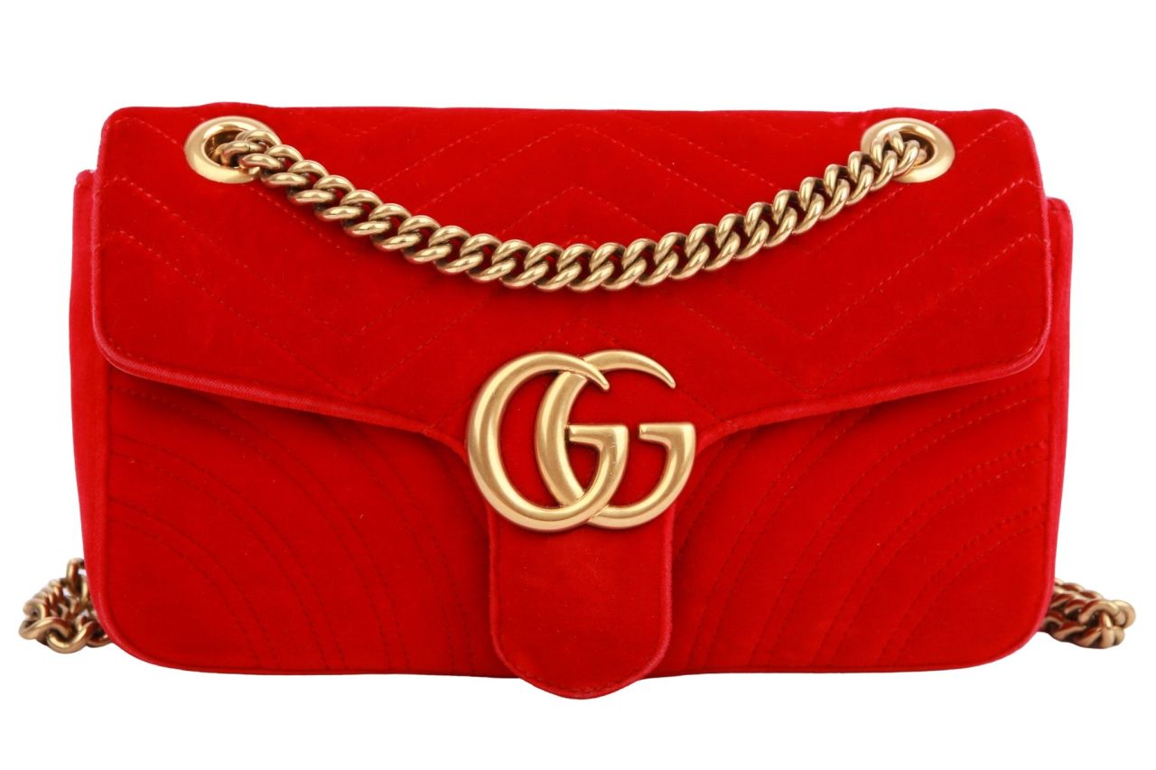Gucci GG Marmont Rot Samt