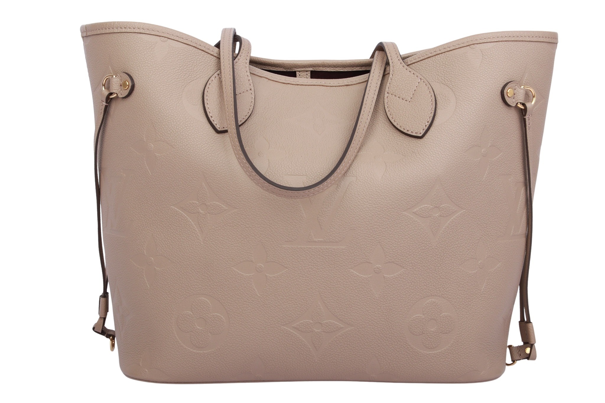 Louis Vuitton Neverfull MM Empreinte Taupe Inkl. Pochette