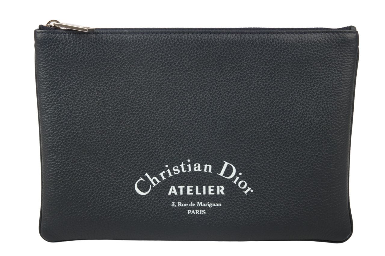 Christian Dior Homme Atelier Pouch Navy