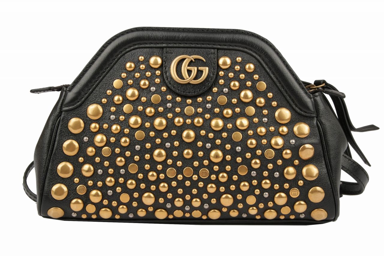 Gucci ReBelle Studded Bag Black