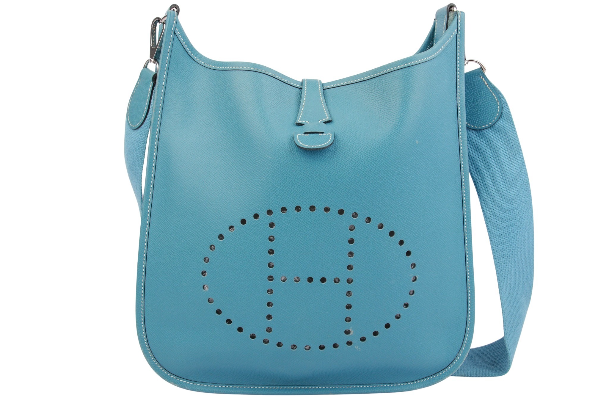 Hermès Evelyne PM 29 Epsom Blue Jean