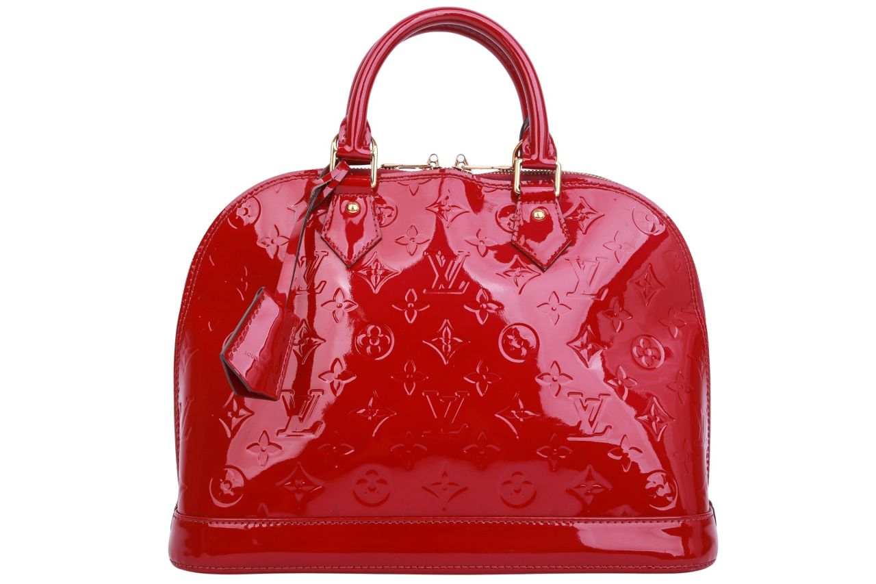 Louis Vuitton Alma PM Monogram Vernis Red