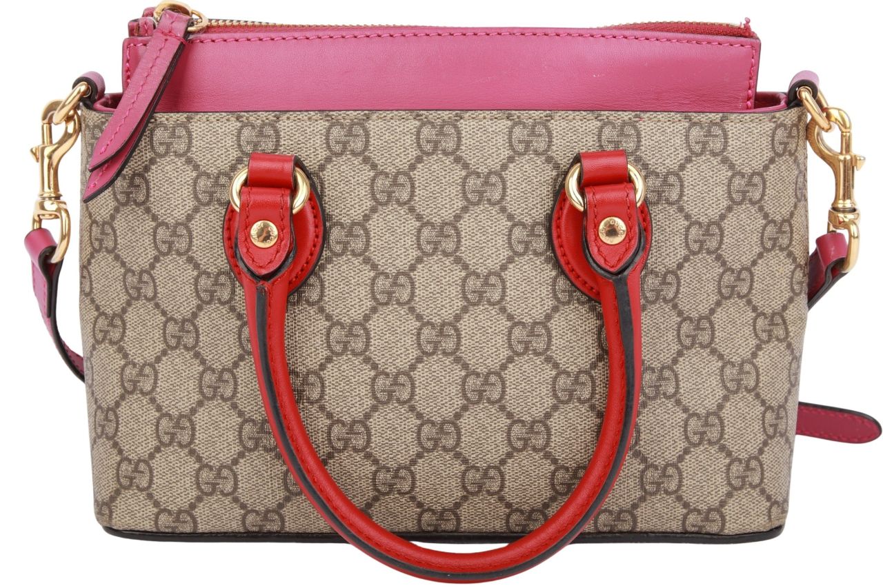 Gucci GG Supreme Linea A Convertible Mini Tote